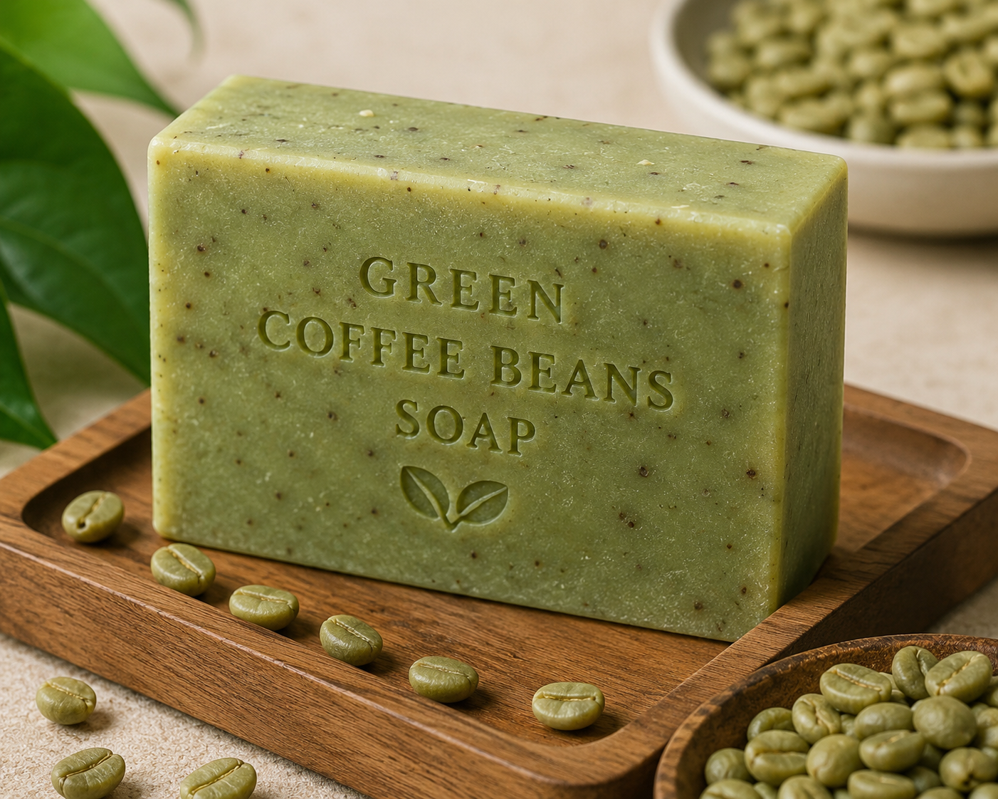 Green Coffee Beans Soap Bar