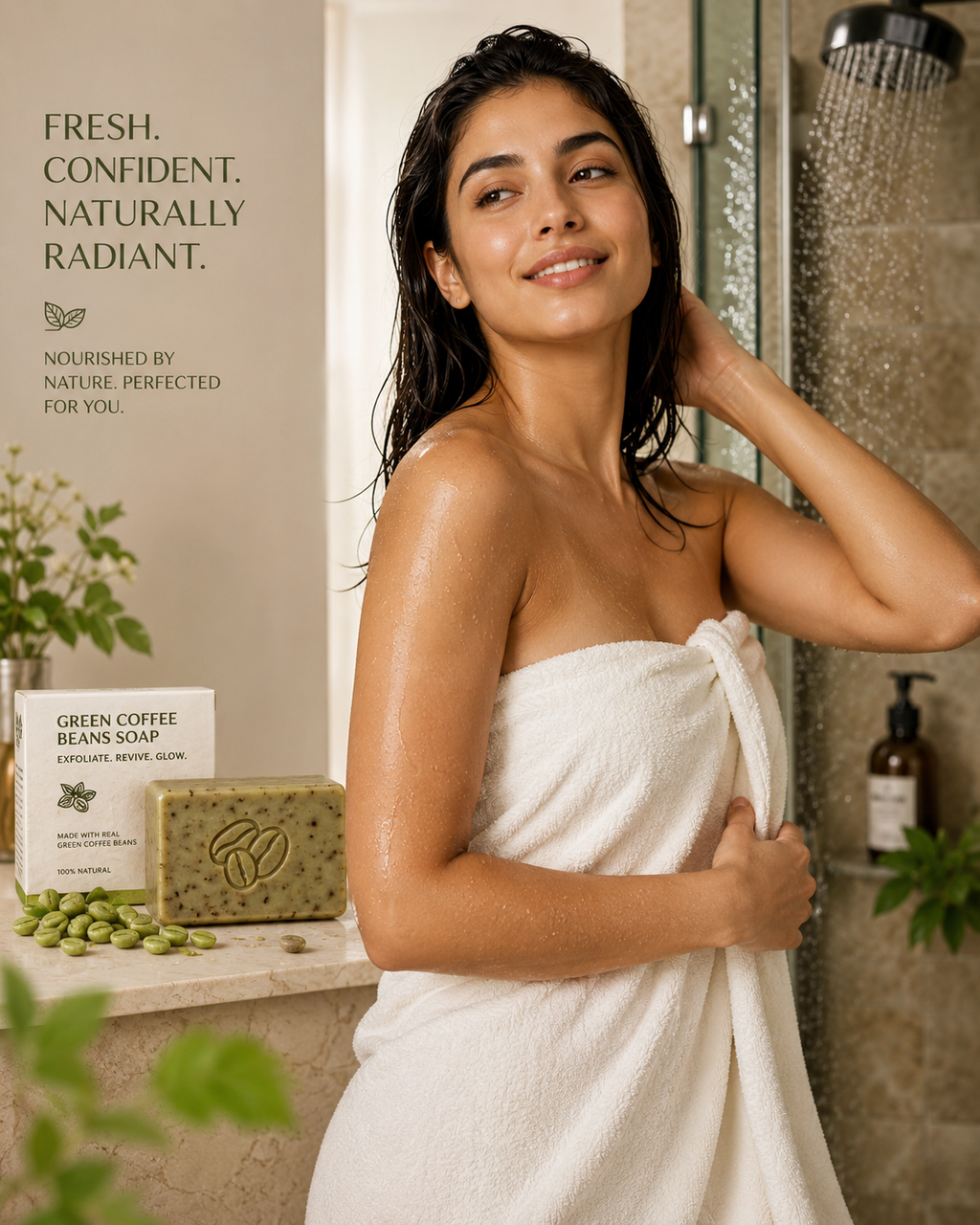 Green Coffee Beans Soap Bar
